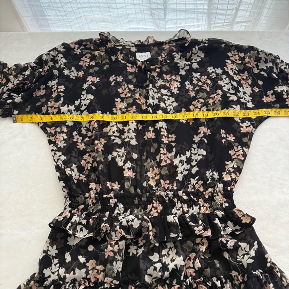 MISA Los Angeles Lolita Dress in Ditsy Black Floral Size Large - Picture 11 of 13